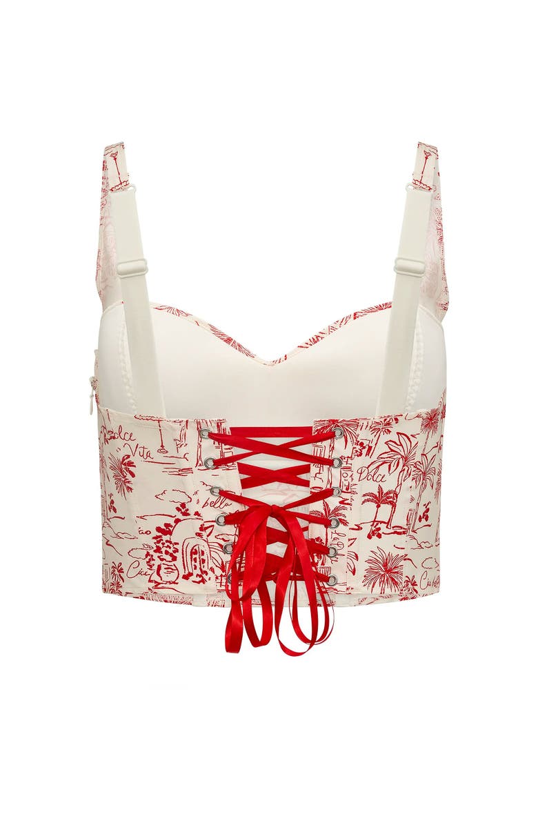 Adore Me Katie Bustier Corset, Alternate, color, Convo Beige