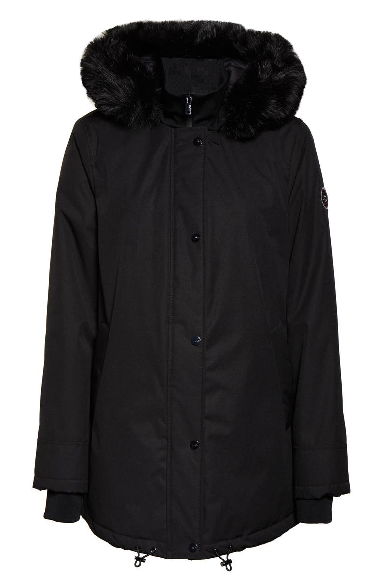 UGG<sup>®</sup> Bernice Faux Fur Trim Waterproof Parka, Alternate, color, 