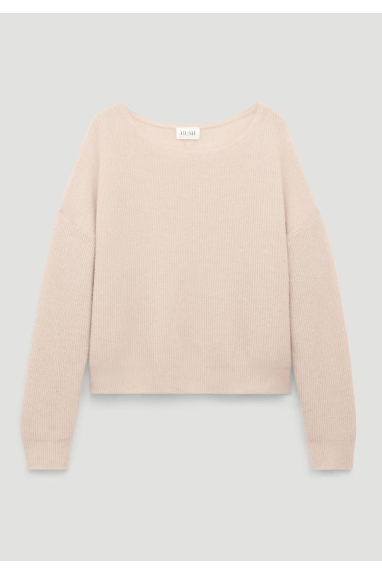 Bryony Slash Neck Ribbed Jumper, Alternate, color, Oatmeal