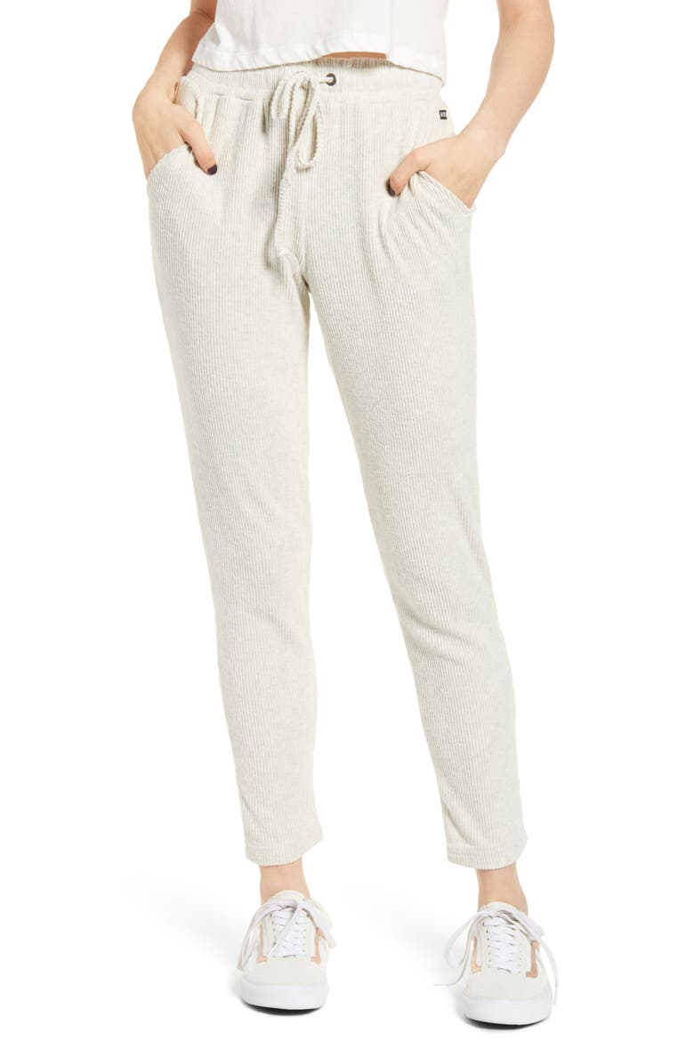 Beach Dance Ribbed Pants, Main, color, METRO HEATHER
