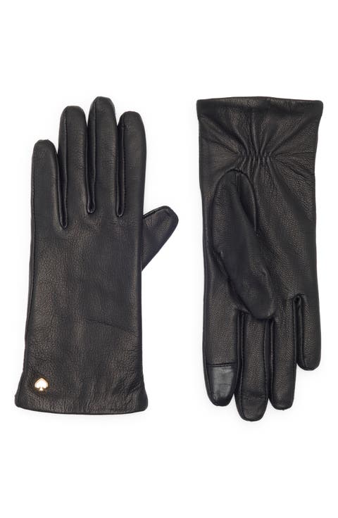 spade hardware leather gloves