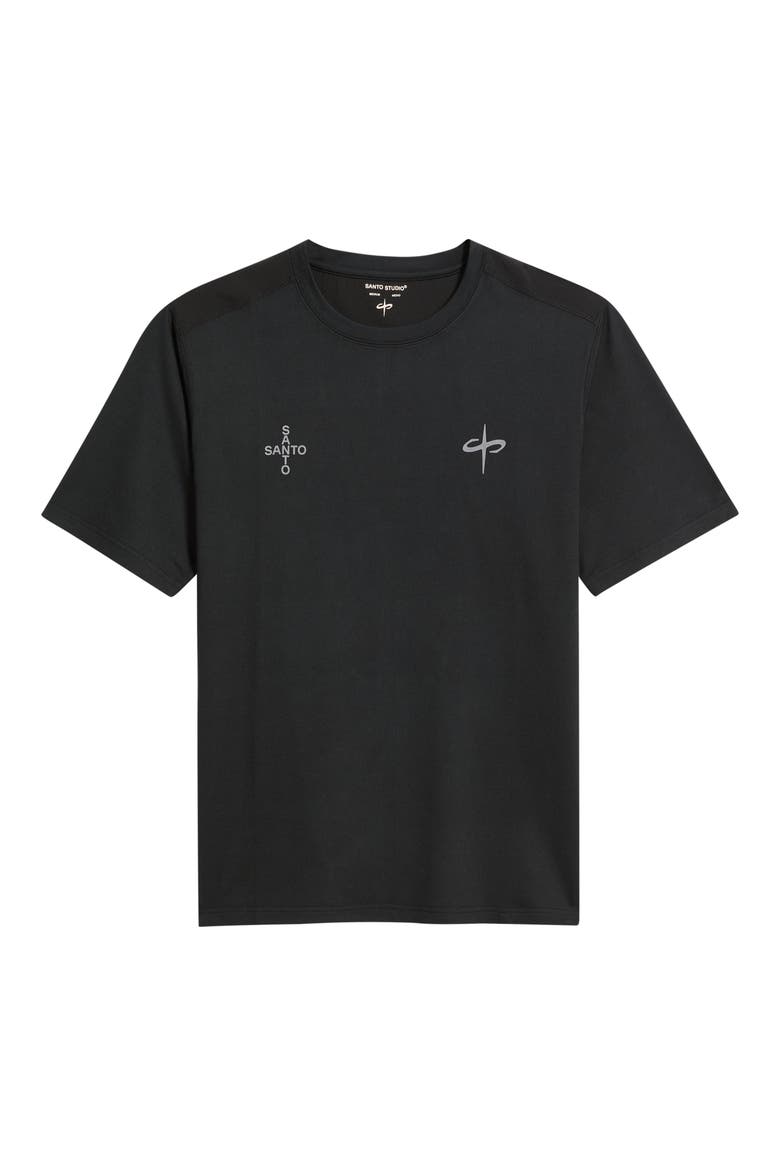 Run Graphic T-Shirt, Alternate, color, BLACK