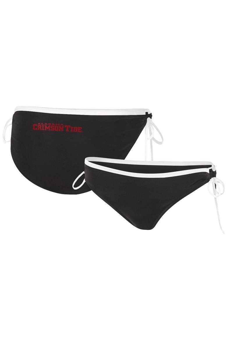 Women's G-III 4Her by Carl Banks Black Alabama Crimson Tide Perfect Match Bikini Bottom, Main, color, Black