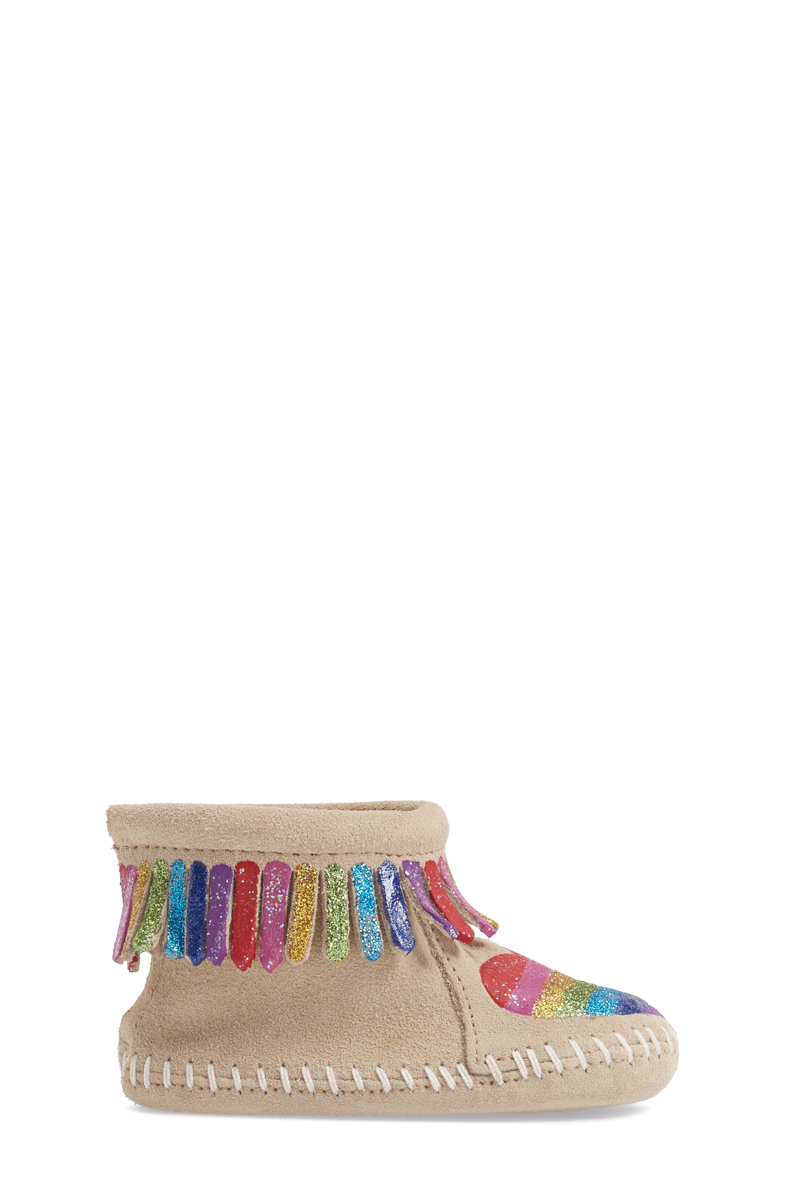 Minnetonka x Free Range Mama Love One Another Bootie, Alternate, color, 