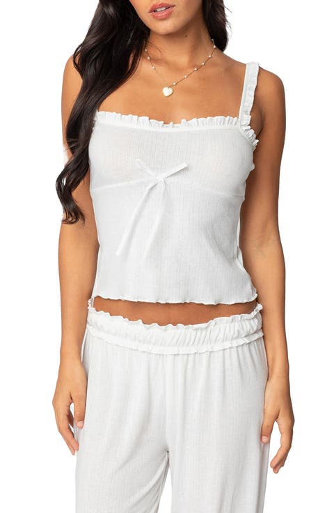 Sylvia Pointelle Tank