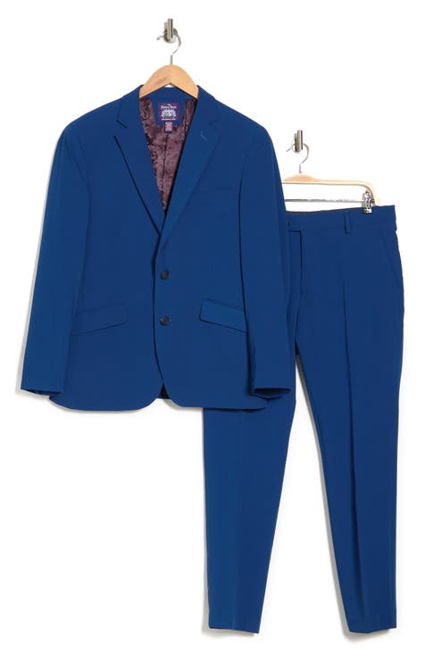 Bi-Stretch Solid 2-Piece Suit