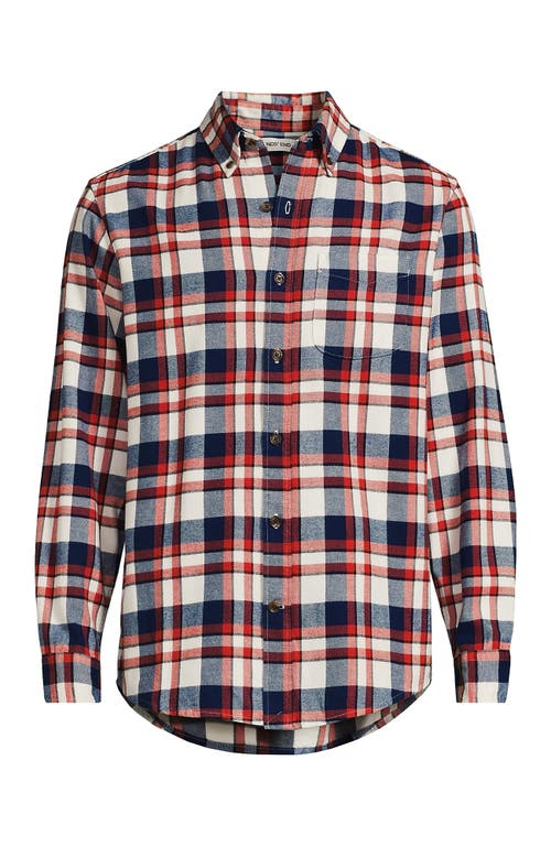 Lands' End Traditional Fit Flagship Flannel Shirt In Multi