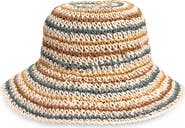 Treasure & Bond Stripe Crochet Bucket Hat