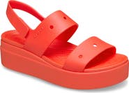 CROCS Brooklyn 4U Water Resistant Wedge Slingback Sandal