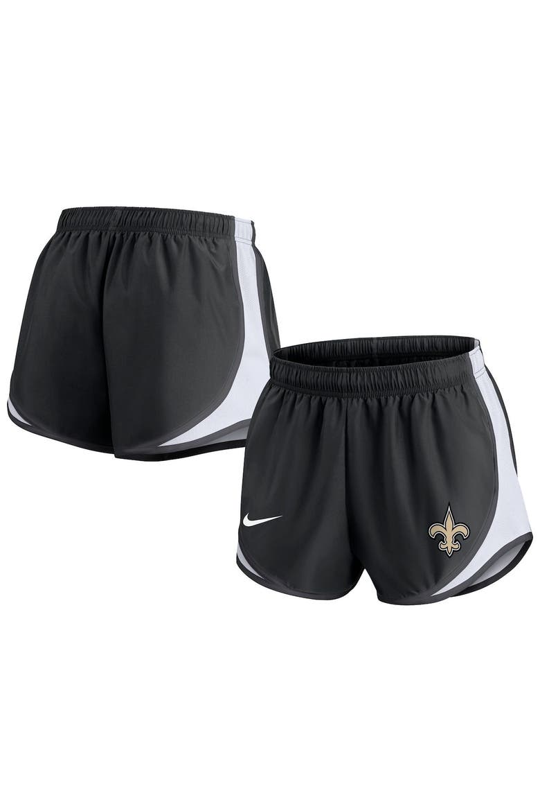 Women's Nike Black New Orleans Saints Performance Tempo Shorts, Main, color, Black