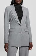 GUESS Doris Rhinestone Button Blazer