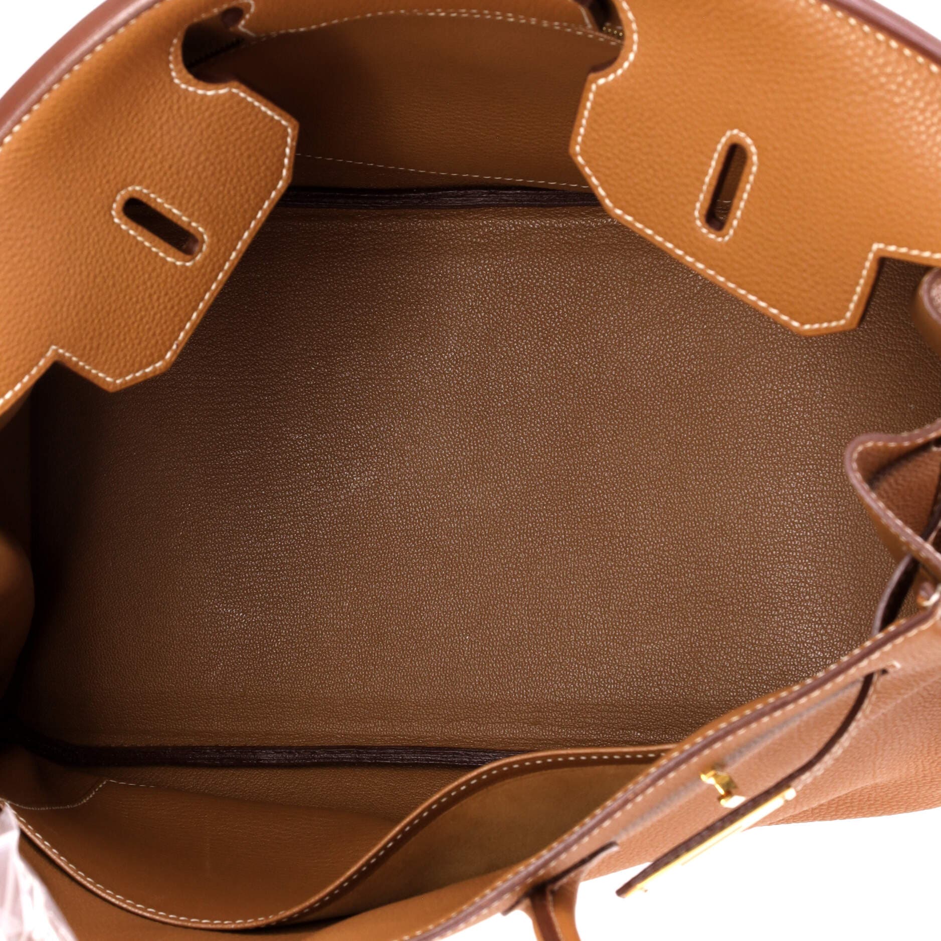 Birkin Handbag Brown Togo with Gold Hardware 35, Alternate, color, Metallic Gold