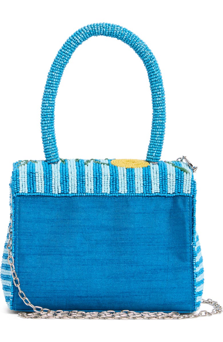 Collection XIIX Beaded Lemon Top Handle Bag, Alternate, color, Blue Multi