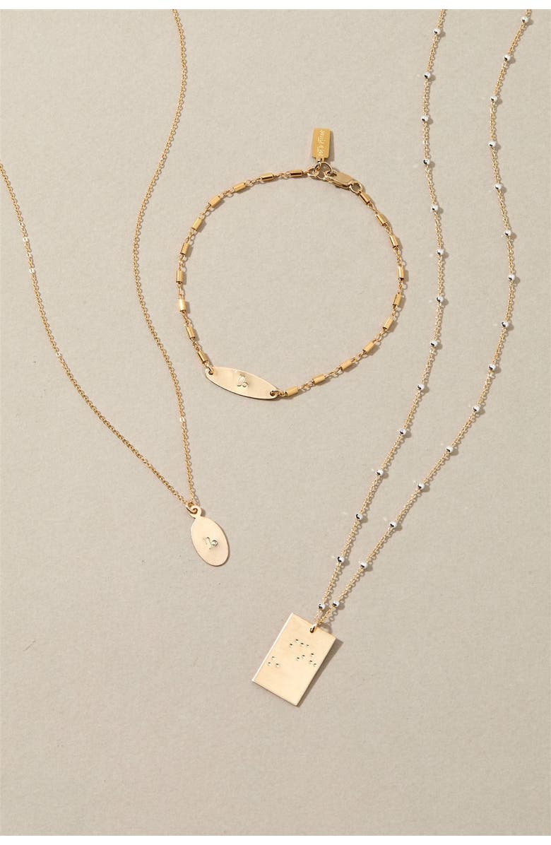 Set & Stones Zodiac Sign Bracelet, Alternate, color, Gold / Capricorn