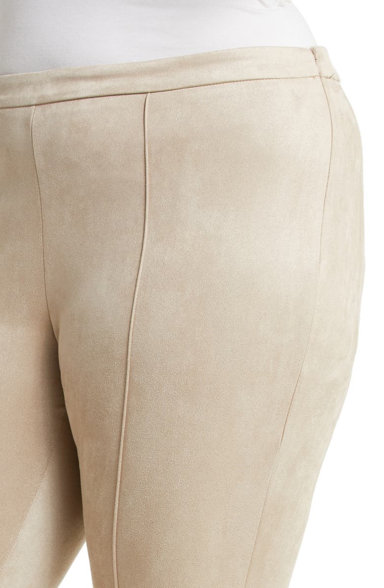 Vince Camuto Faux Suede Leggings, Alternate, color, 