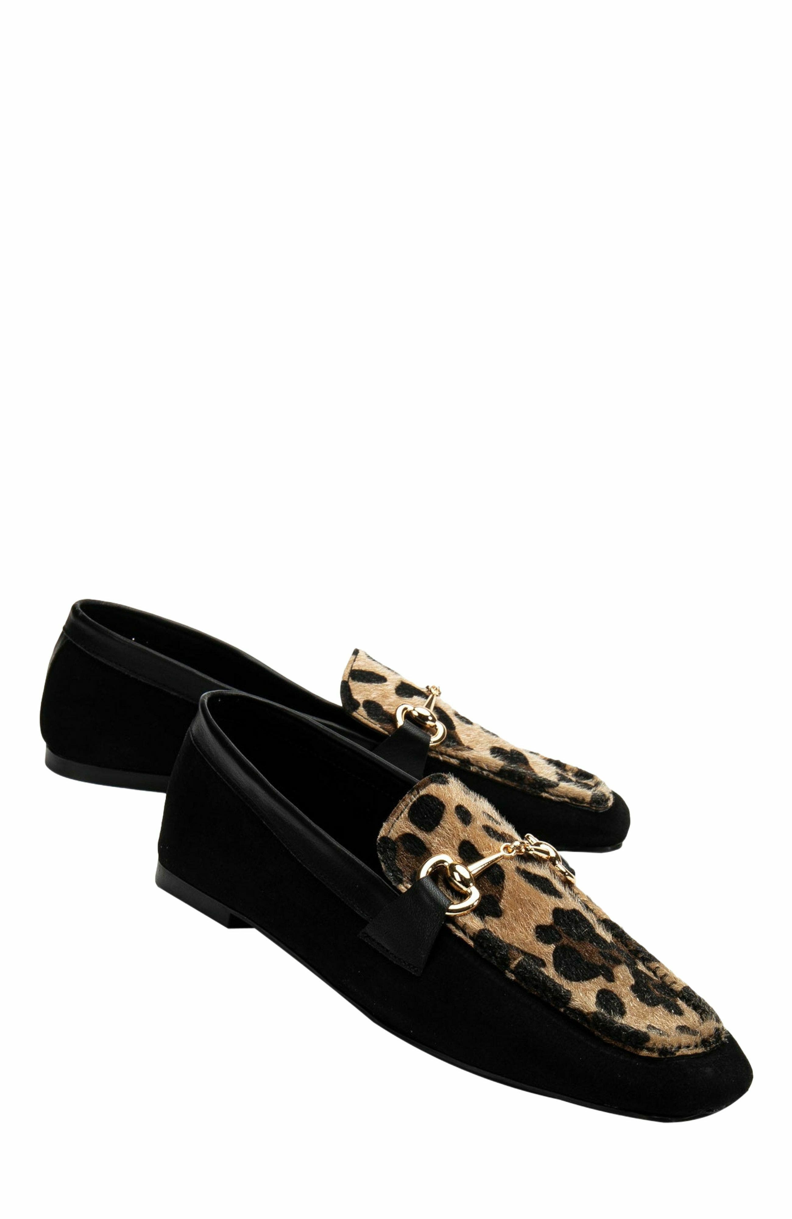 Forever & Always Shoes Mabel Suede Leather Horsebit Loafers, Alternate, color, Black Suede Leather