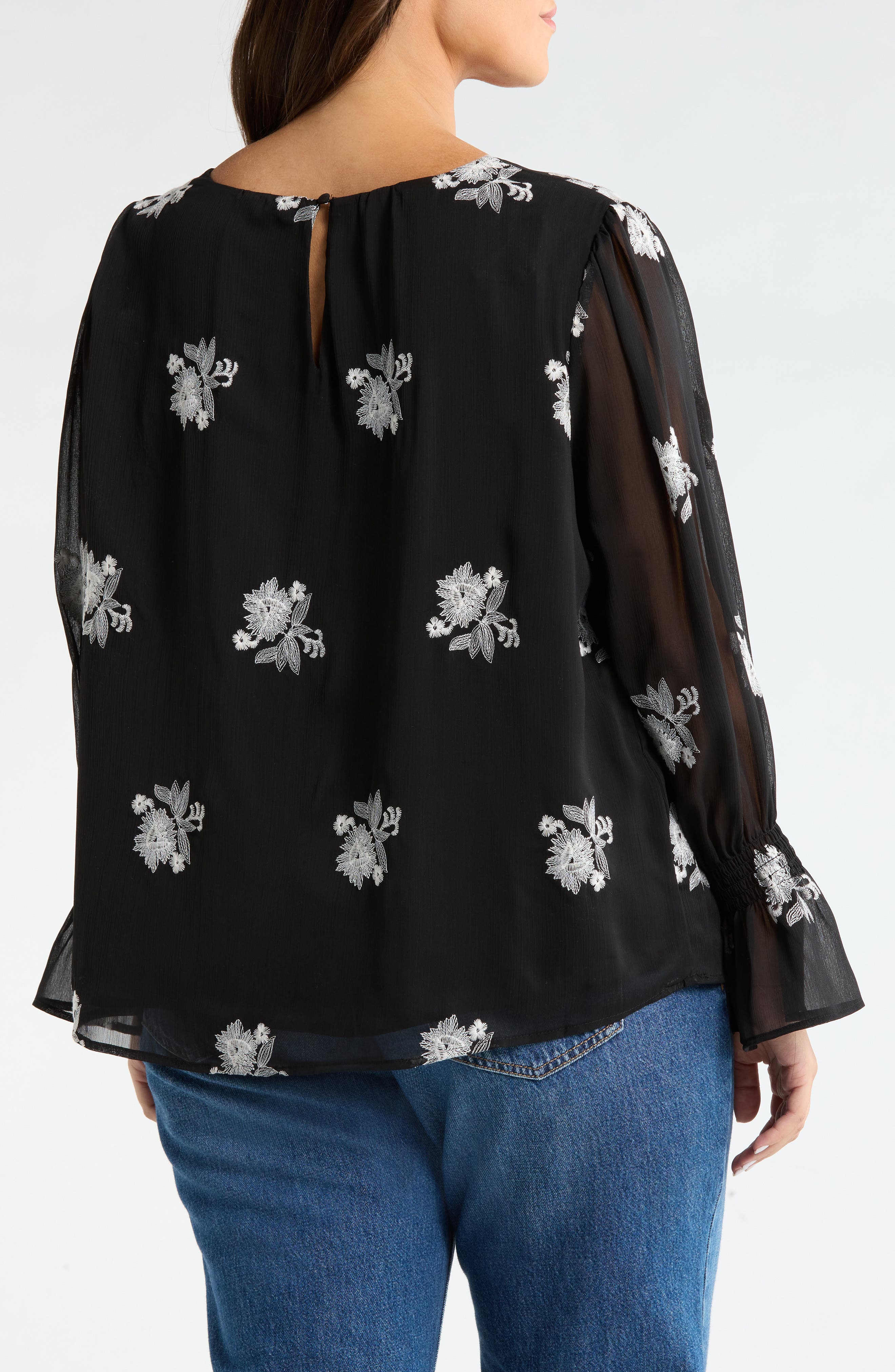Smocked Cuff Top - image 2