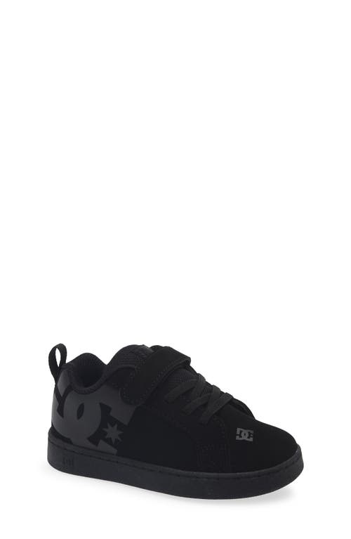 Dc Shoes Kids' Court Graffik Sneaker In Black