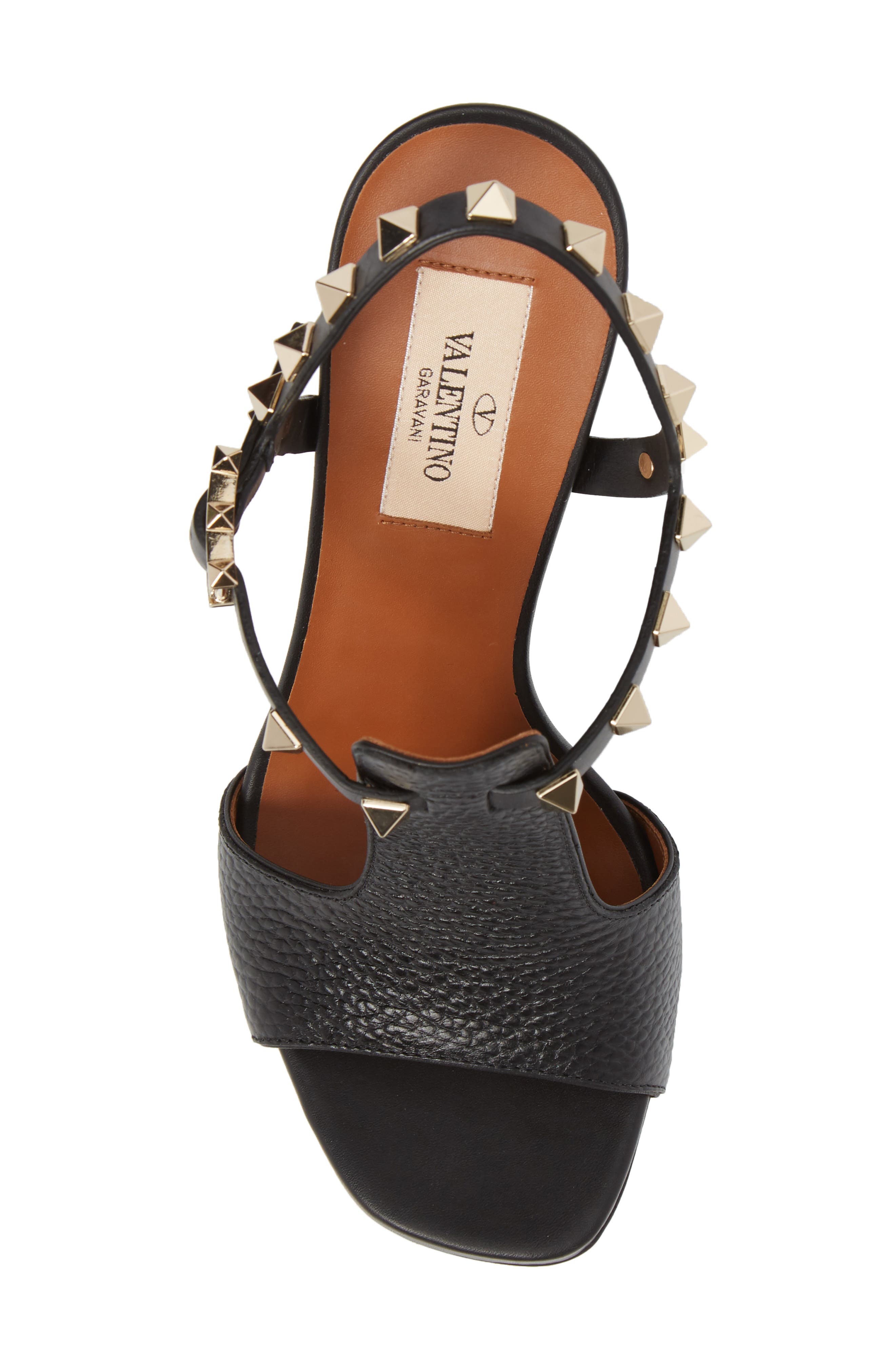 Valentino Garavani Rockstud T-Strap Sandal, Alternate, color, 