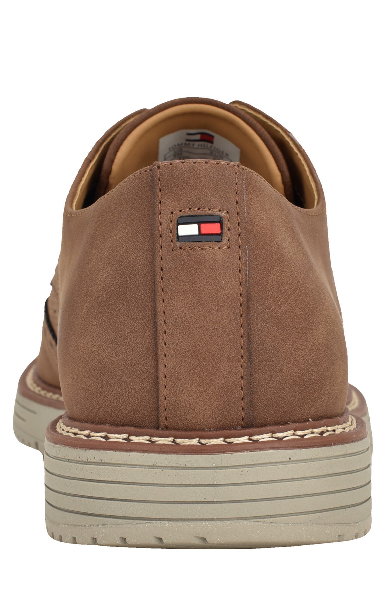 Tommy Hilfiger Hinede Wingtip Derby, Alternate, color, Brown