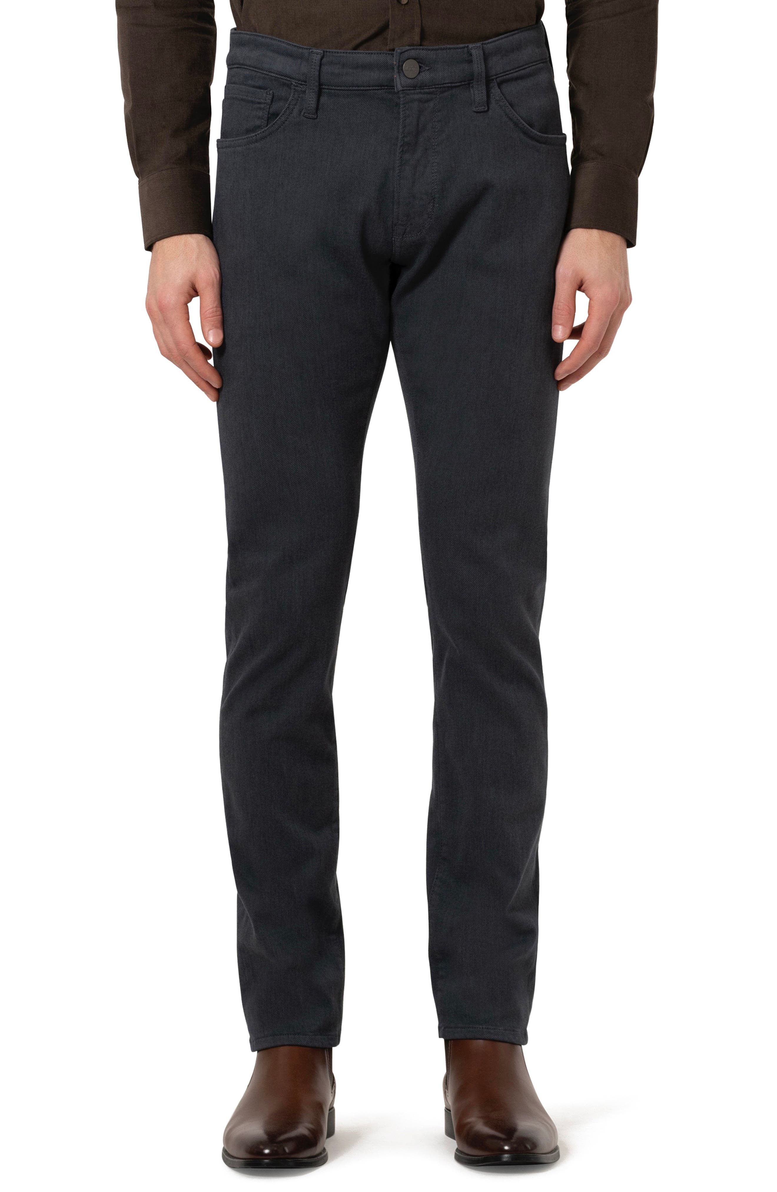 34 Heritage Courage Straight Leg Pants in Slate Diagonal 