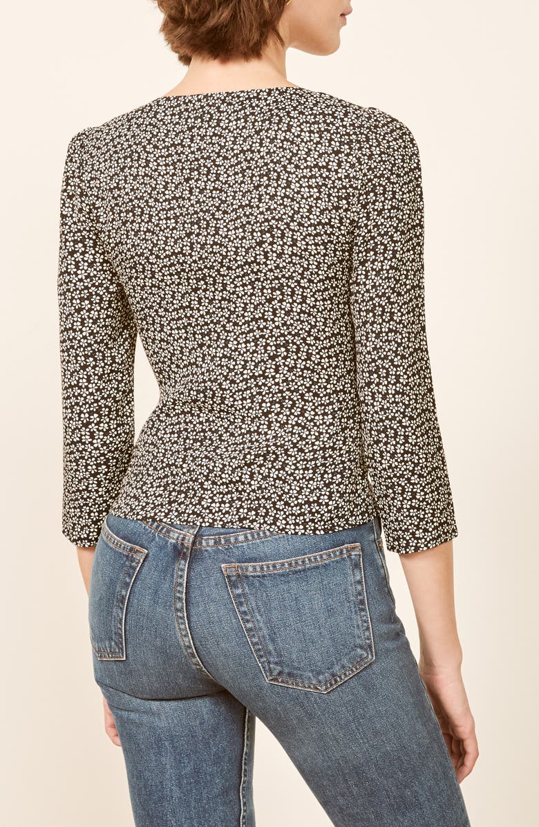 Reformation Jorja Square Neck Top, Alternate, color, 