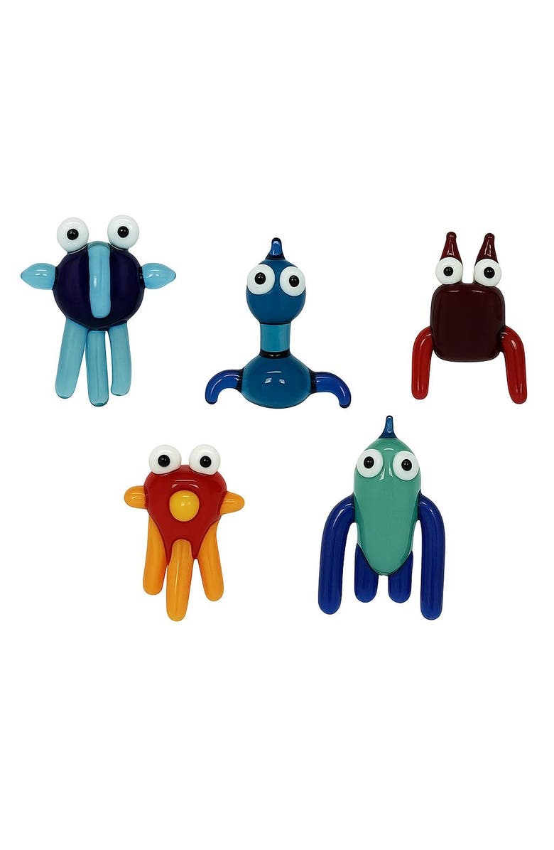 Brainstorm Toys Glass World Miniature Figurines 5Pack, Main, color, Multicolored