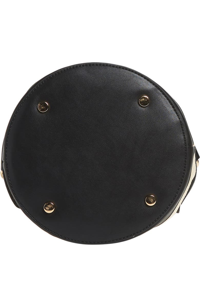 Mali + Lili Gina Set of 2 Twinning Straw Bucket Bags, Alternate, color,