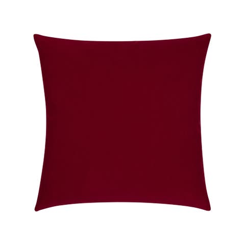 Plush Velvet Indoor & Outdoor Woven Accent Pillow