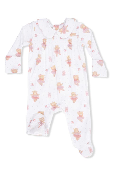 Teddy Bear Ballerina Footie (Baby)