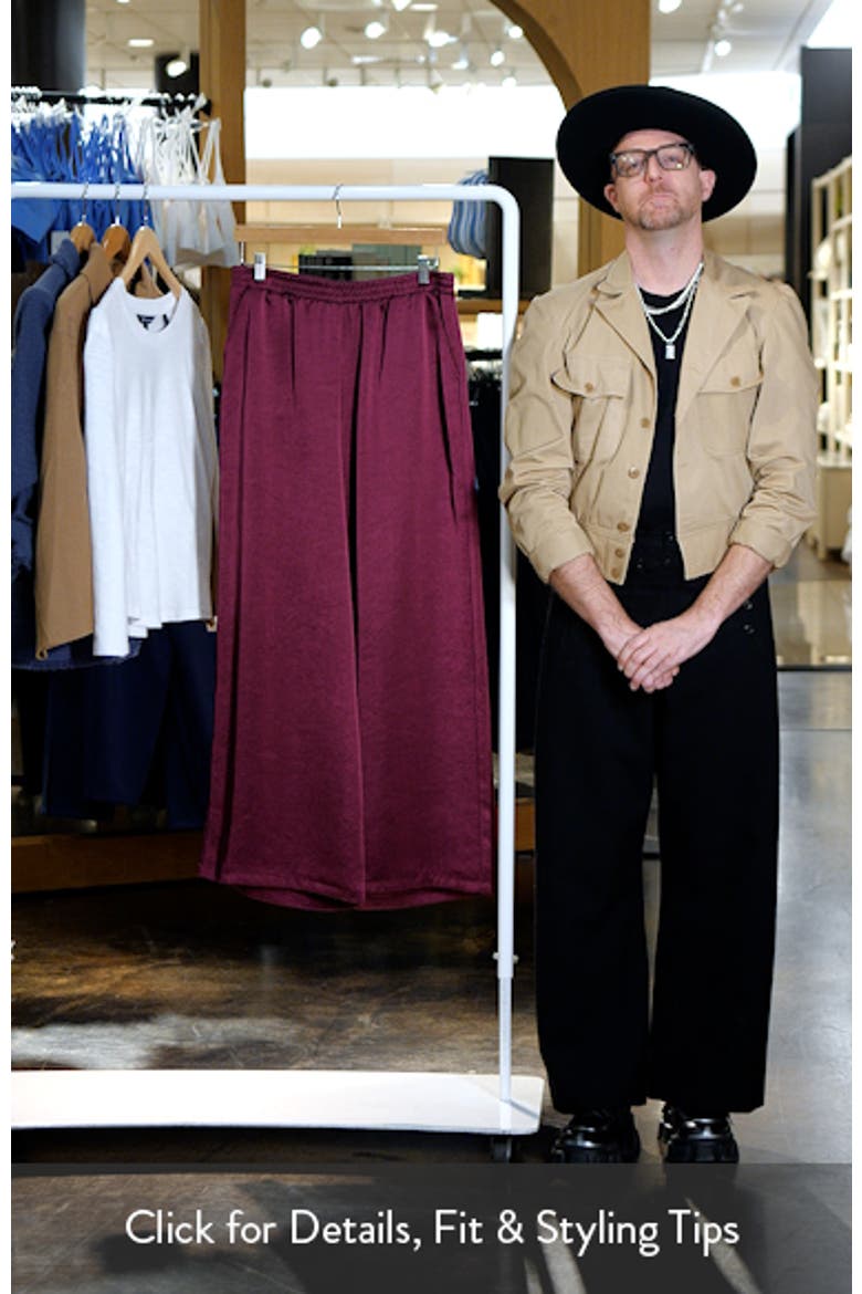 Satin Wide Leg Pants video