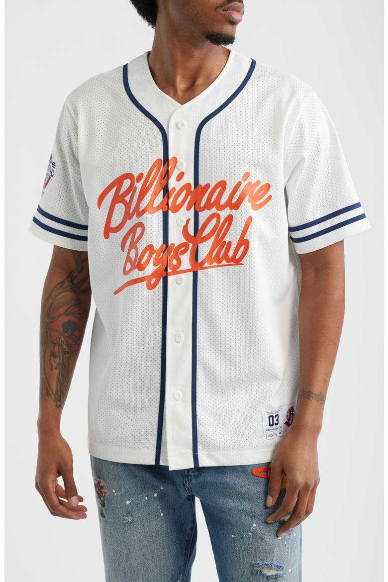 Big Chew Baseball Shirt, Main, color, ECRU
