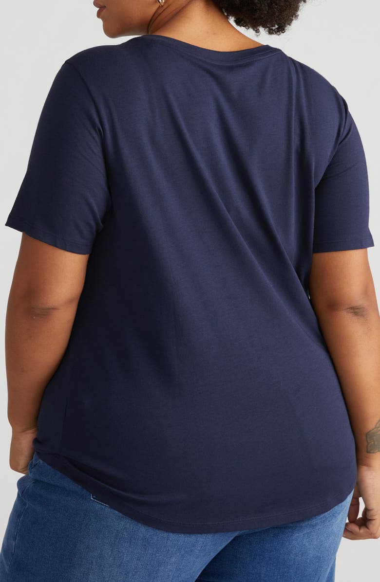 Universal Standard Tee Rex Tee, Alternate, color, Midnight