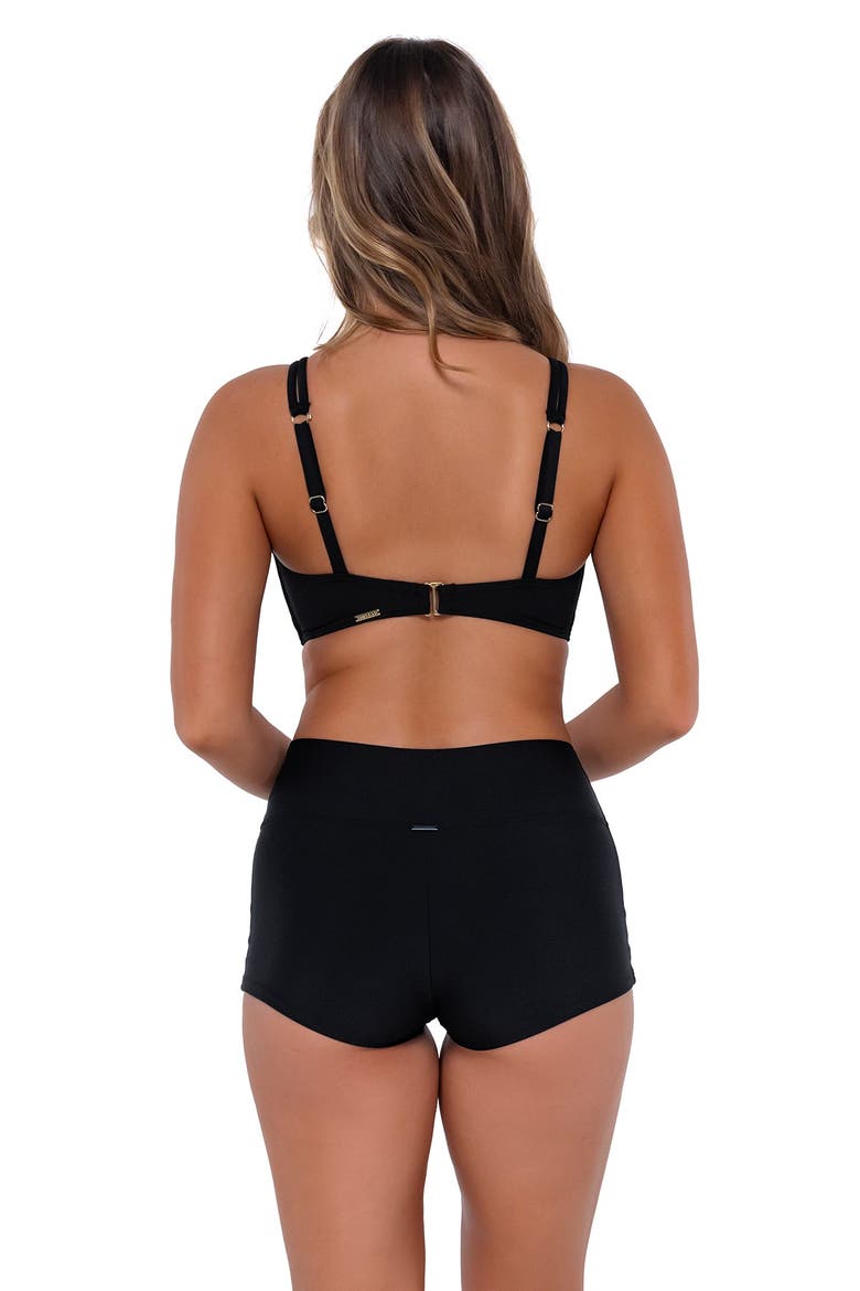 Taylor Bralette Bikini Swimsuit Top - D Cup, Alternate, color, Black