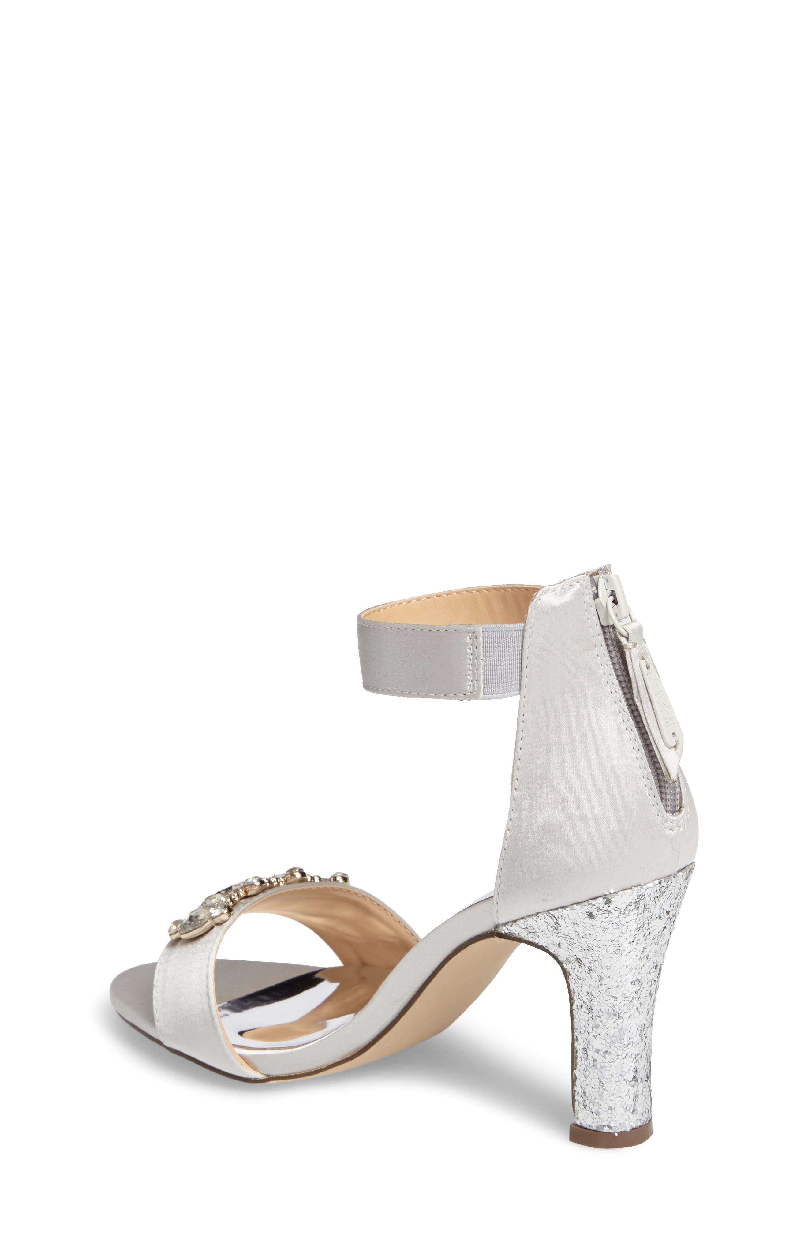 Badgley Mischka Collection Badgley Mischka Kendall Glitterati Sandal, Alternate, color, 