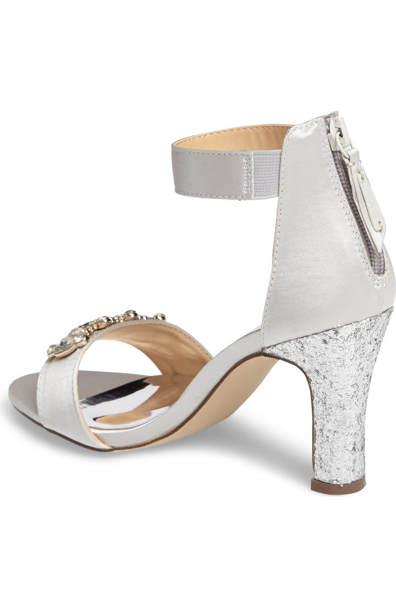 Badgley Mischka Collection Badgley Mischka Kendall Glitterati Sandal, Alternate, color,