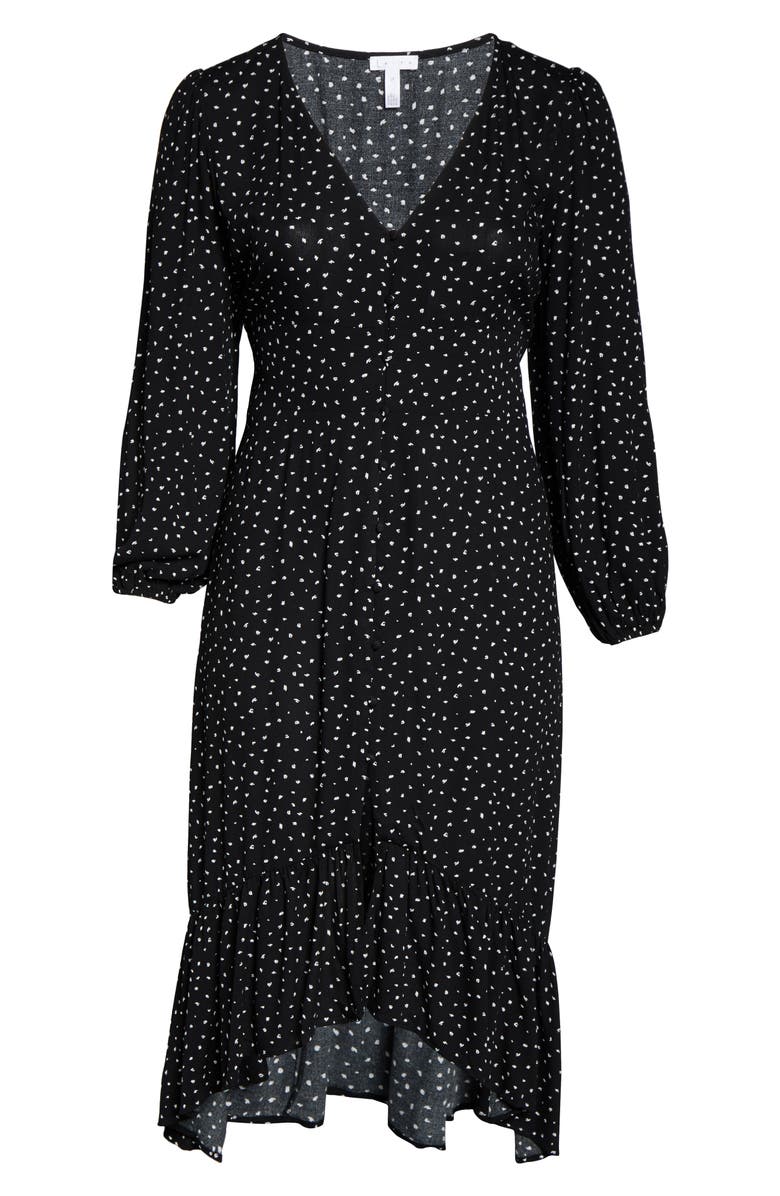 Leith Print Button Front Long Sleeve Maxi Dress, Alternate, color, 