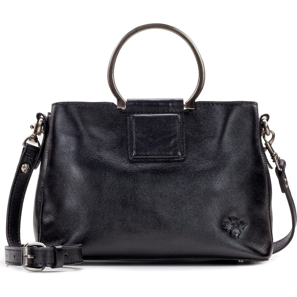 Patricia Nash Empoli Leather Satchel In Black