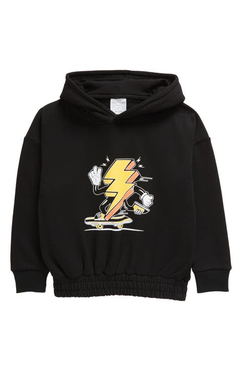 Kids' Thunderbolt Skate Cotton Graphic Hoodie (Toddler & Little Kid)