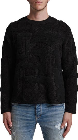 Metallic Camouflage Sweater