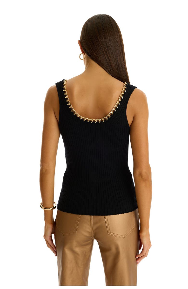 The Noli Shop Millie Knit Tank, Alternate, color, Black