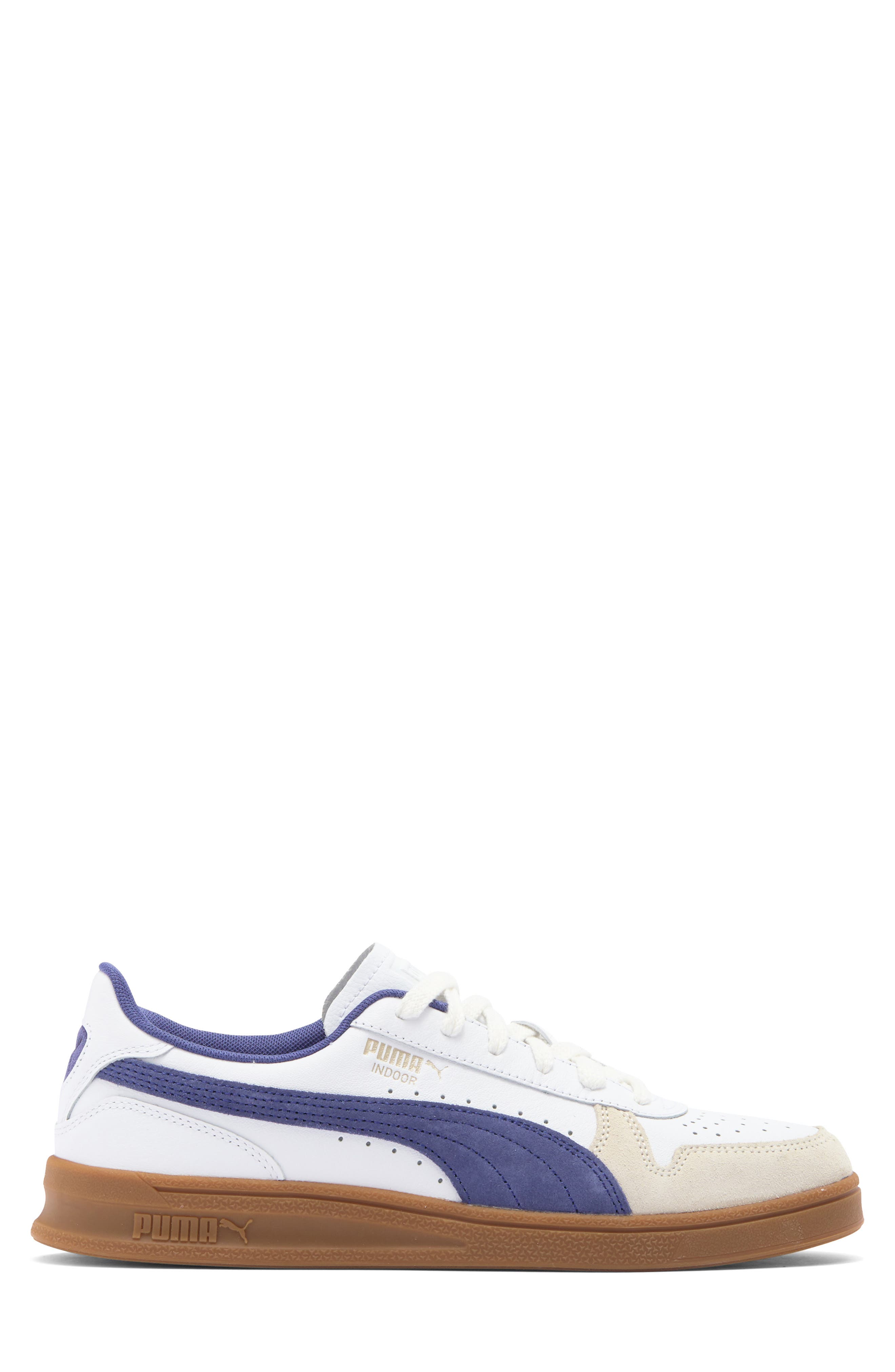 PUMA Indoor Sneaker, Alternate, color, Puma White-Blue Crystal-Gum