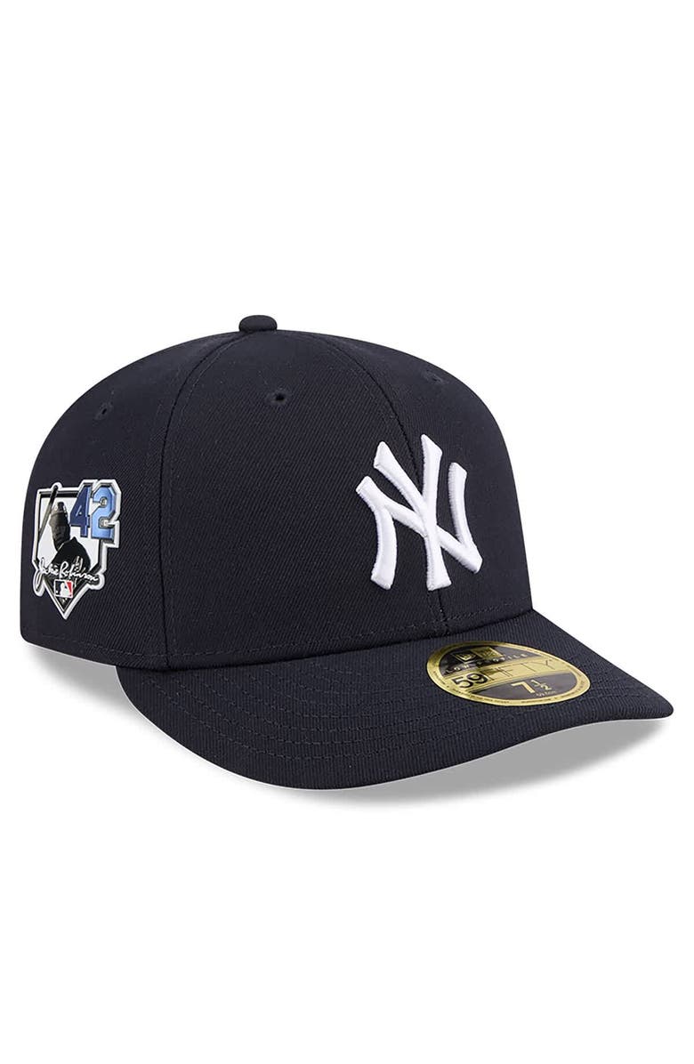 New Era Men's New Era Navy New York Yankees 2026 Jackie Robinson Day Low Profile 59FIFTY Fitted Hat, Main, color, Navy