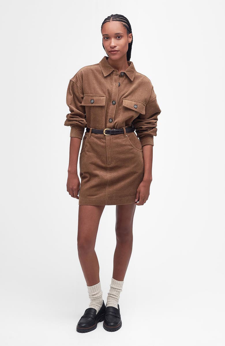 Barbour Oakfield Corduroy Skirt, Alternate, color, 