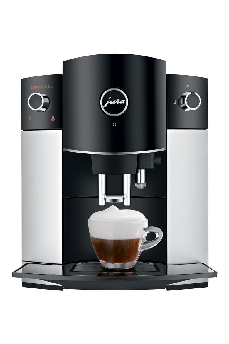 D6 Automatic Coffee Machine, Main, color, PLATINUM
