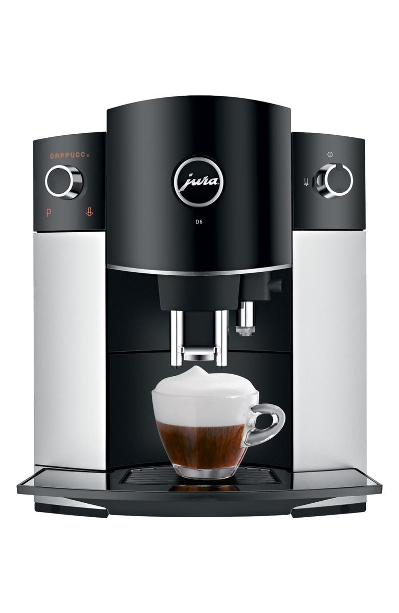 JURA D6 Automatic Coffee Machine, Main, color,