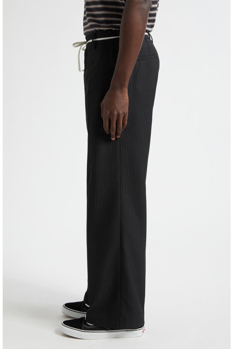 Sune Pinstripe Bootcut Pants, Alternate, color, BLACK PINSTRIPE