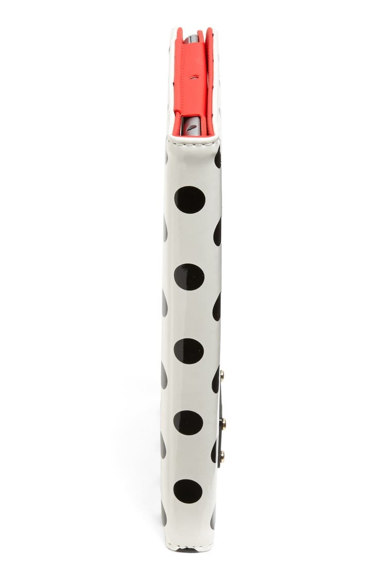 'le pavillion' iPad mini folio, Alternate, color, CREAM/ BLACK