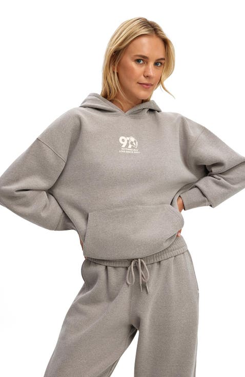 Women's Active Plush Premium Graphic Hoodie