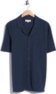 Lucky Brand Dobby Cotton Camp Shirt